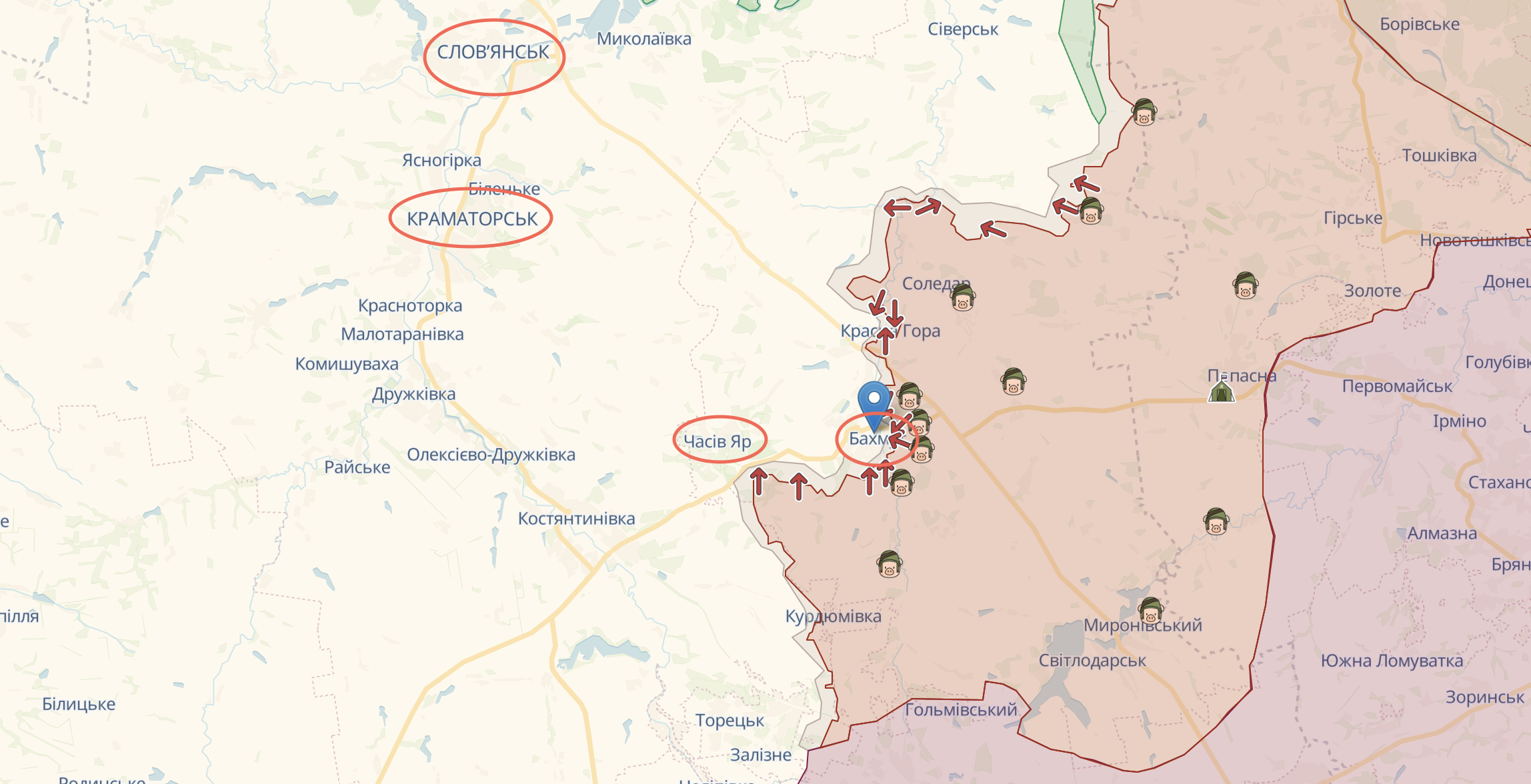 Нездійсненне завдання від Путіна. Експерти пояснили цілі окупантів у Бахмуті та Вугледарі